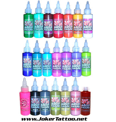 Skin Candy Tattoo Ink 21 Color Set for Best Tattoo Design