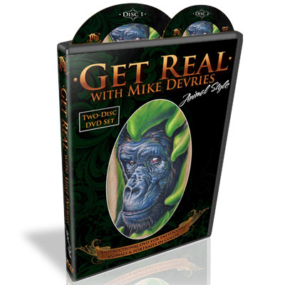 Tattoo DVD "Get Real Animal Style" by Mike Devries - Click Image to Close