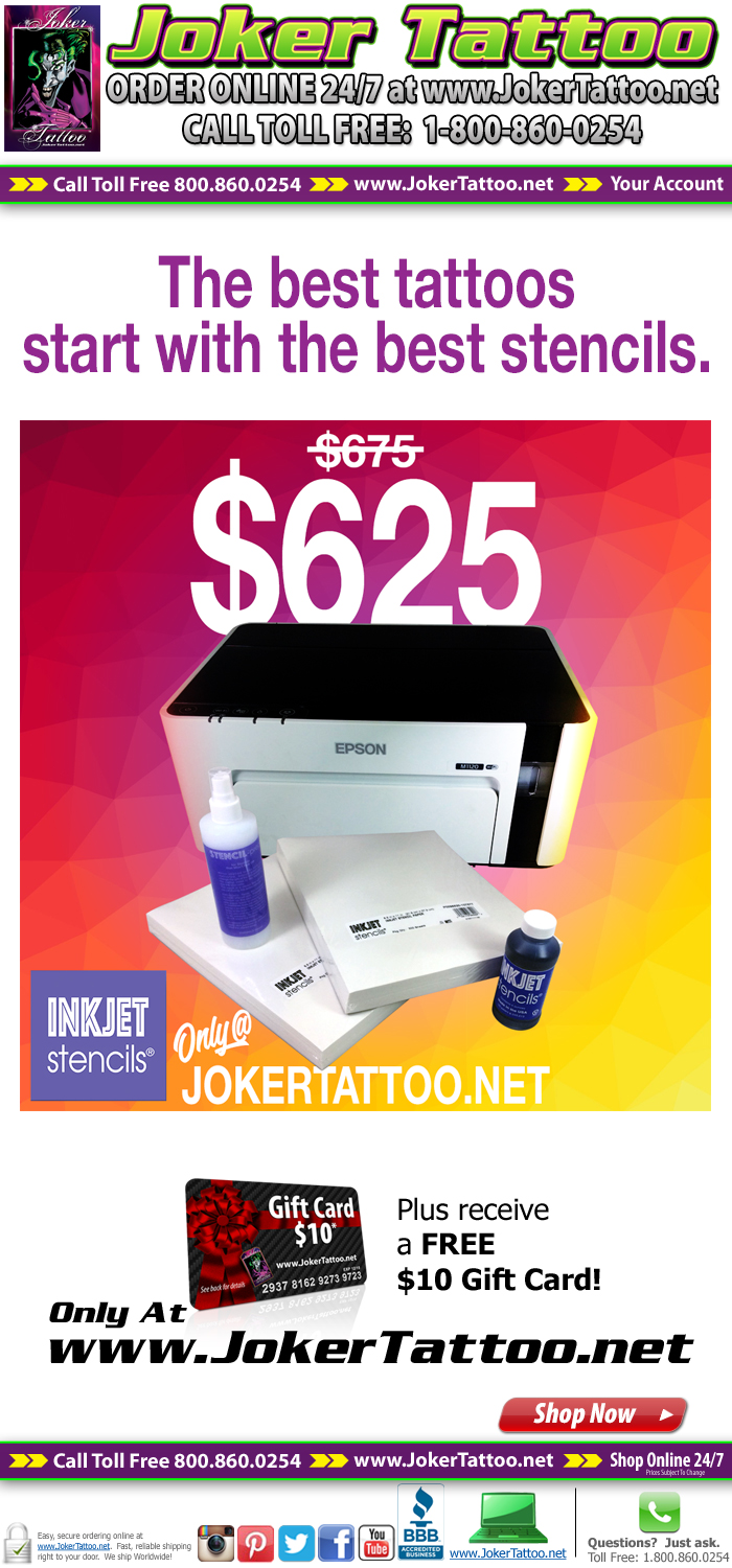 Tattoo Stencil Printers InStock at Joker Tattoo Supply