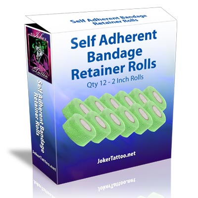 12 Self Adherent Bandage Retainer Rolls
