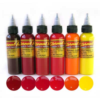 Eternal Tattoo Ink Eternal Flame 6 Color Set