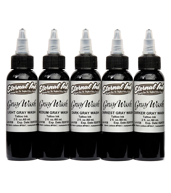 Eternal Ink 5 Bottle Gray Wash Set