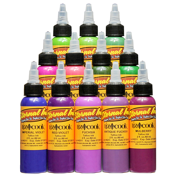 Eternal Tattoo Ink Liz Cook 12 Color Set