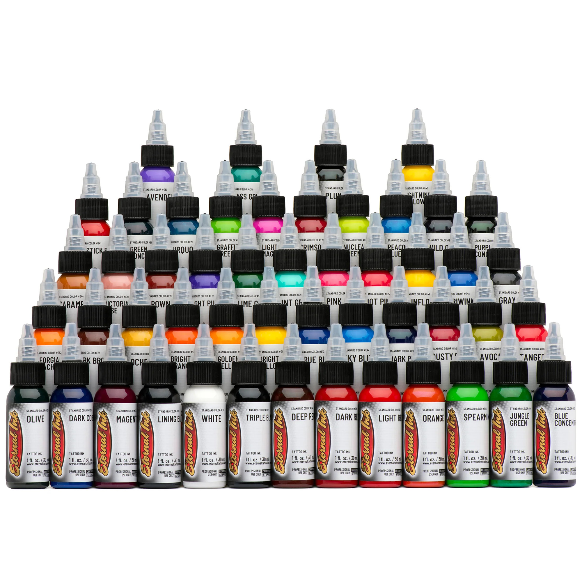 Eternal Tattoo Ink Primary 7 Color Set