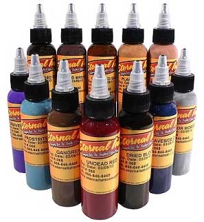 Eternal Zombie 12 Color Tattoo Ink Set