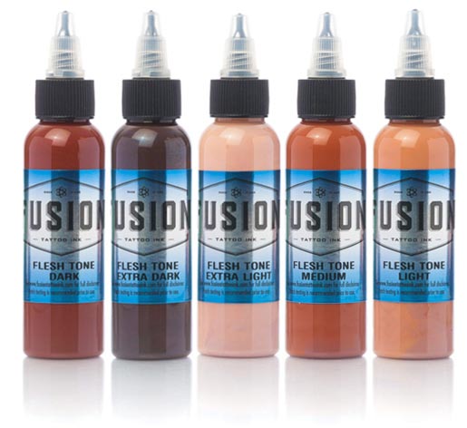 Fusion Tattoo Ink Flesh Tone Set Fusion Tattoo Ink Flesh Tone Set