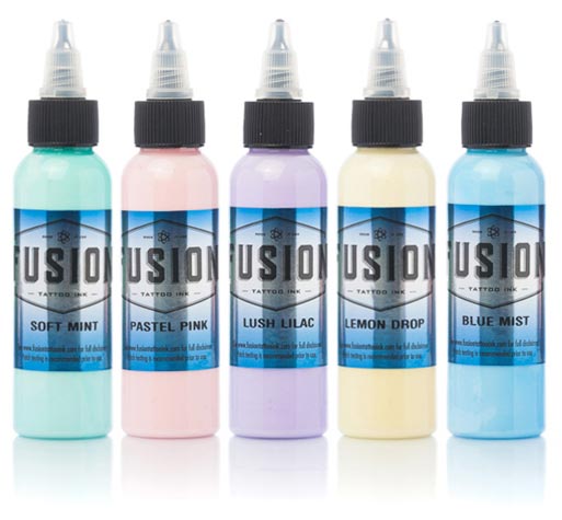 Fusion Tattoo Ink Pastel Set Fusion Tattoo Ink Pastel Set