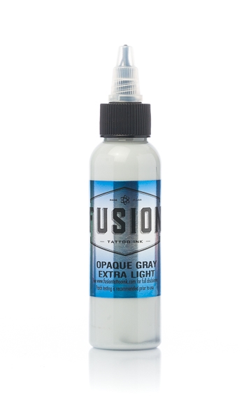 Fusion Tattoo Ink Opaque Gray Ex. Light Fusion Tattoo Ink Opaque Gray Ex. Light