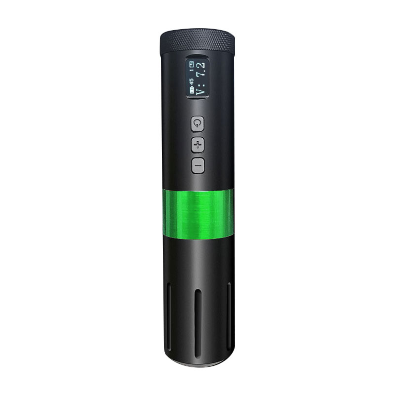Bronc Wireless V1 Rotary Tattoo Pen in Green Bronc Wireless V1 Rotary Tattoo Pen in Green