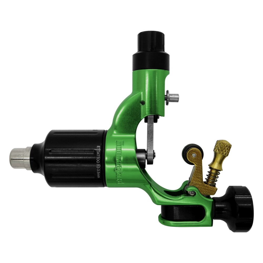 Hummingbird Rotary Tattoo Machine V2 in Green