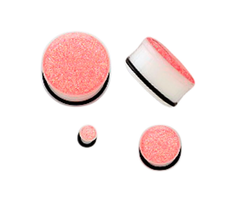 Pink Glitter Plugs