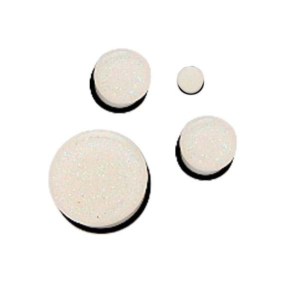 White Glitter Plugs