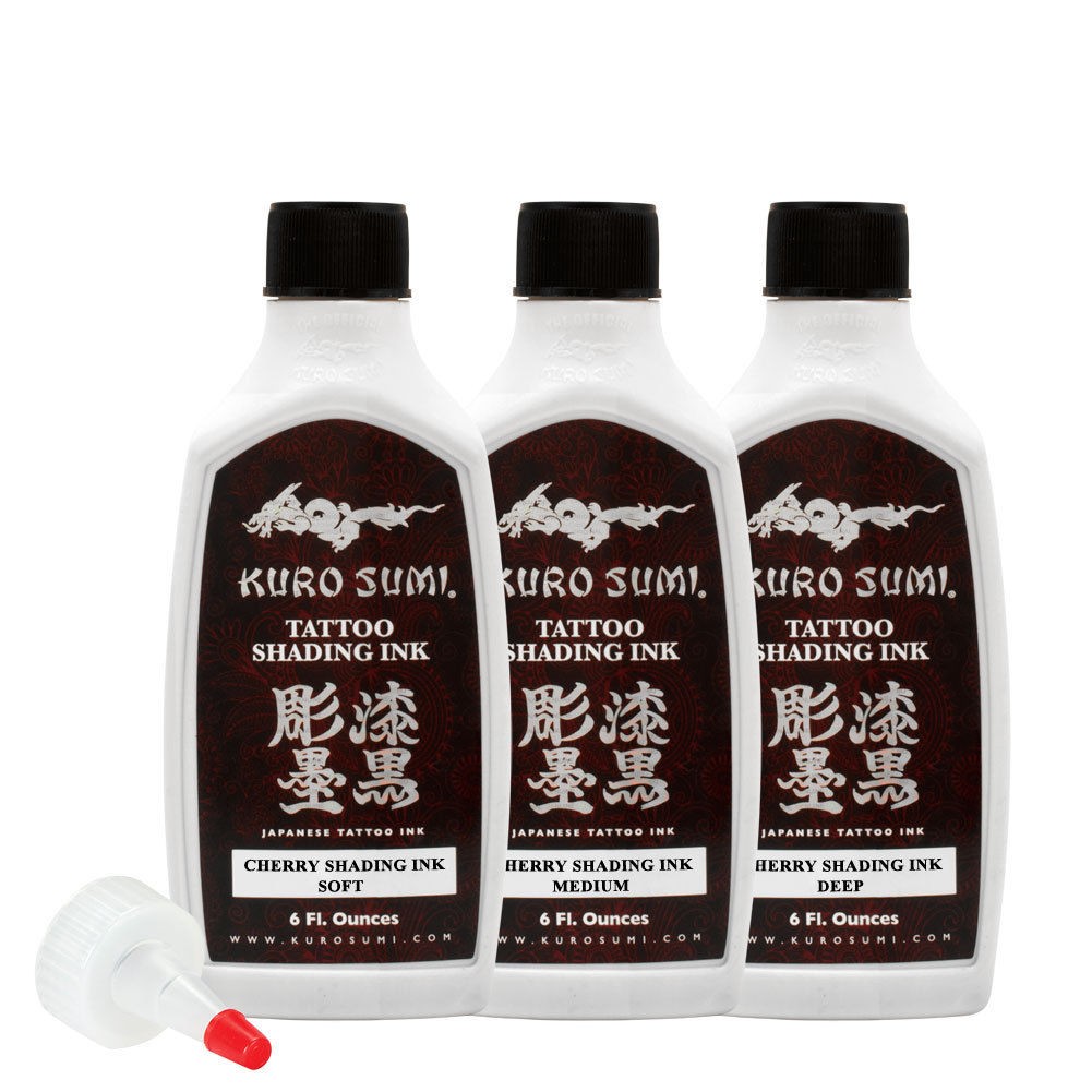 Kuro Sumi 3 Bottle Cherry Shading 6oz. Set