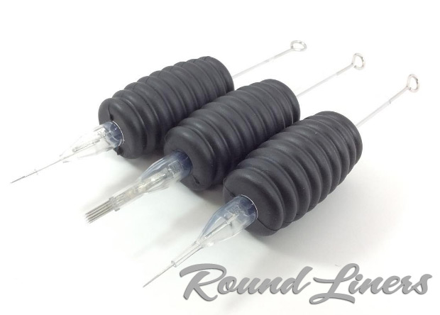 Round Liner Tattoo Needles with 1" Grip