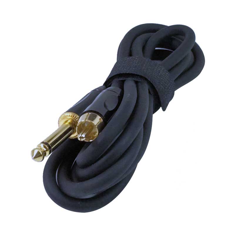 Proline Straight RCA Clip Cord in Black