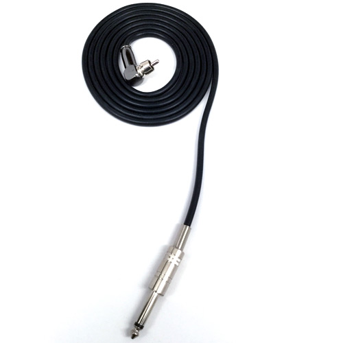 Standard Right Angle RCA Clip Cord in Black