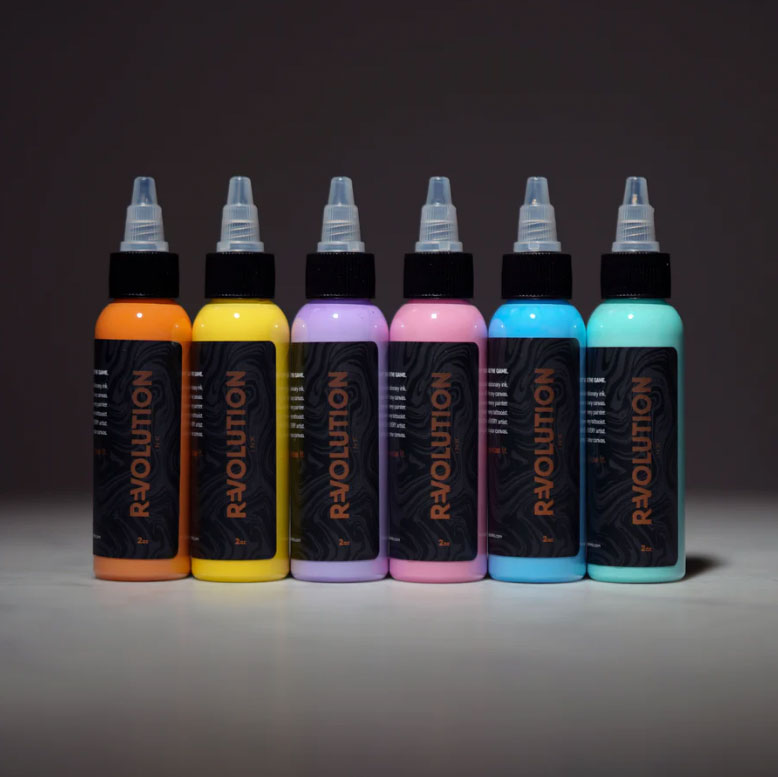 Revolution Tattoo Ink Pastel Ink Set