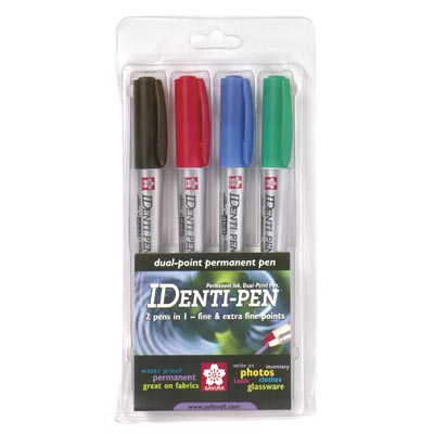 Sakura Identi-Pen - dual point, 4-color set