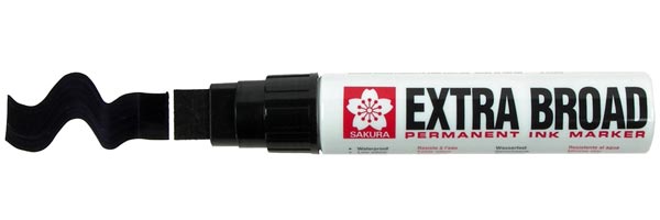 Sakura Extra Broad Marker - Black