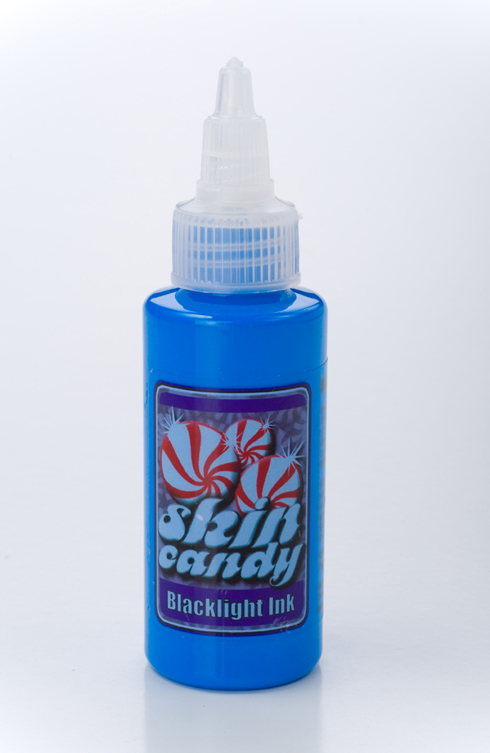 Skin Candy UV Tattoo Ink Black Light Blue