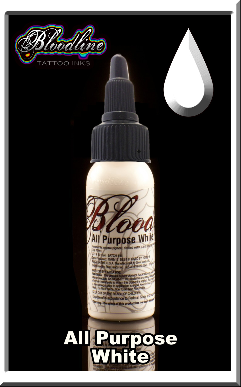 Bloodline Tattoo Ink All Purpose White Bloodline Tattoo Ink All Purpose White