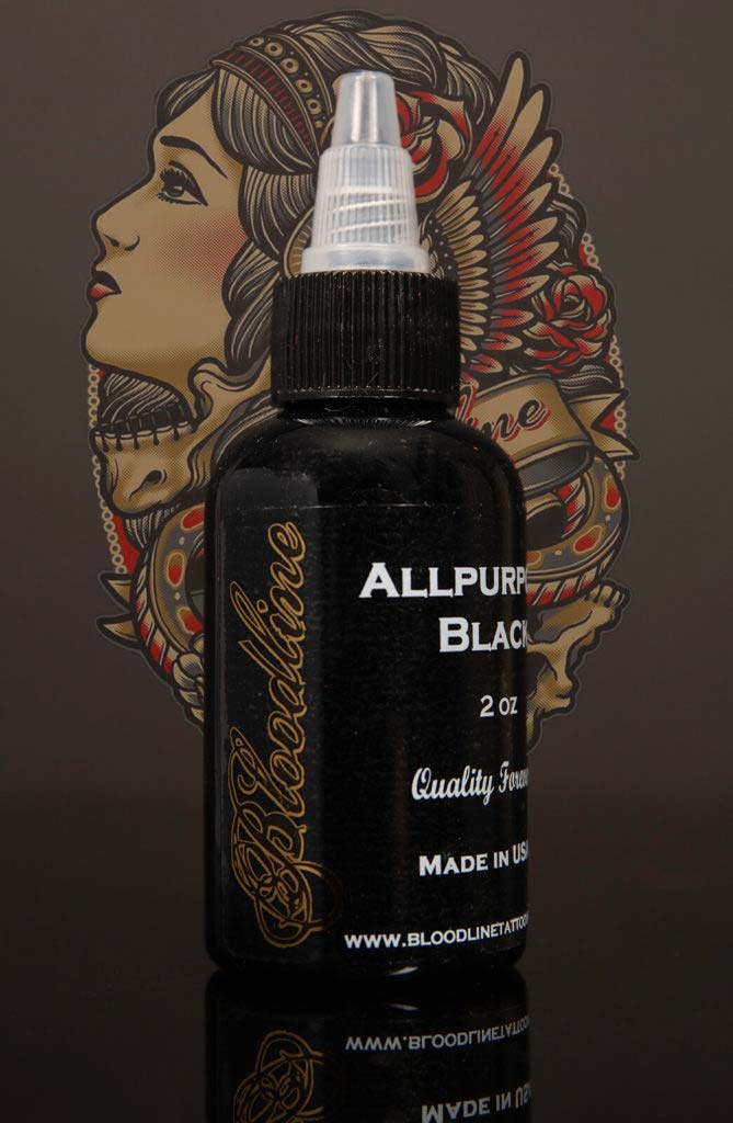 Bloodline Tattoo Ink All Purpose Black | Joker Tattoo Supply ...