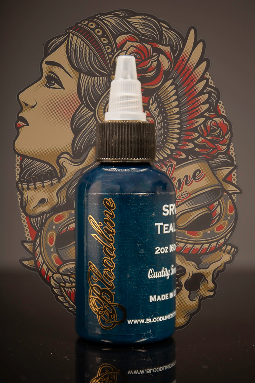 Bloodline Tattoo Ink Teal Concentrate (formerly SRV Teal)