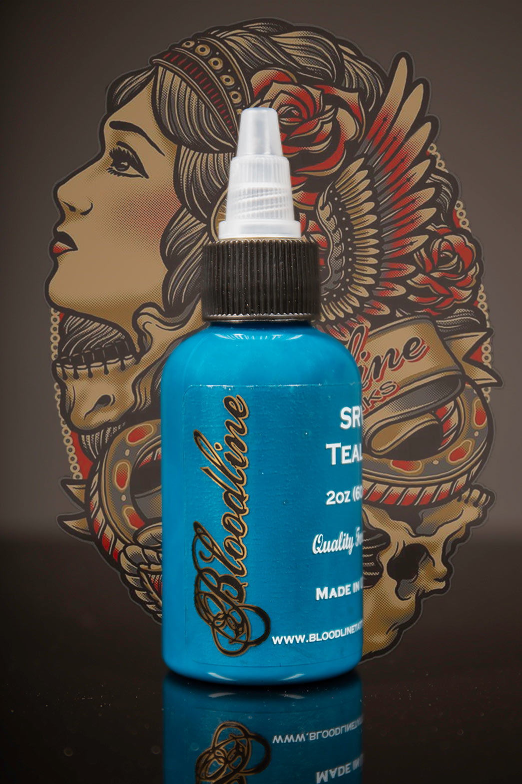 Bloodline Tattoo Ink Teal Med.Dark (formerly SRV Teal 2), Joker Tattoo  Supply