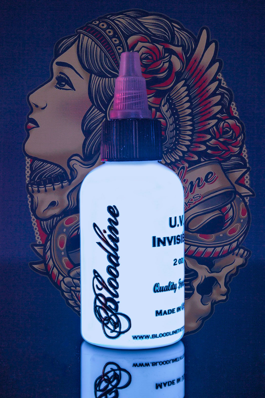 Bloodline UV Tattoo Ink Black Light Invisible