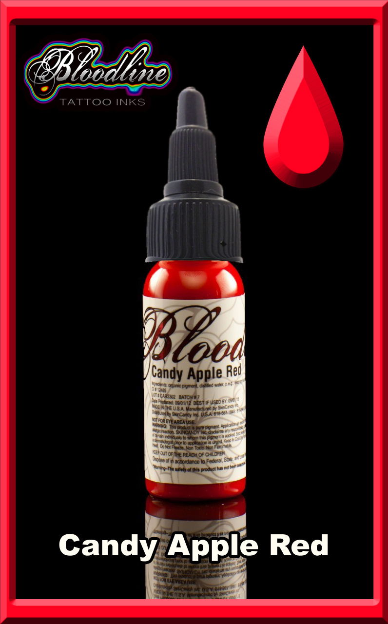 Bloodline Tattoo Ink Candy Apple Red Bloodline Tattoo Ink Candy Apple Red
