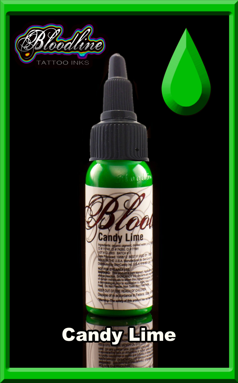 Bloodline Tattoo Ink Candy Lime Bloodline Tattoo Ink Candy Lime