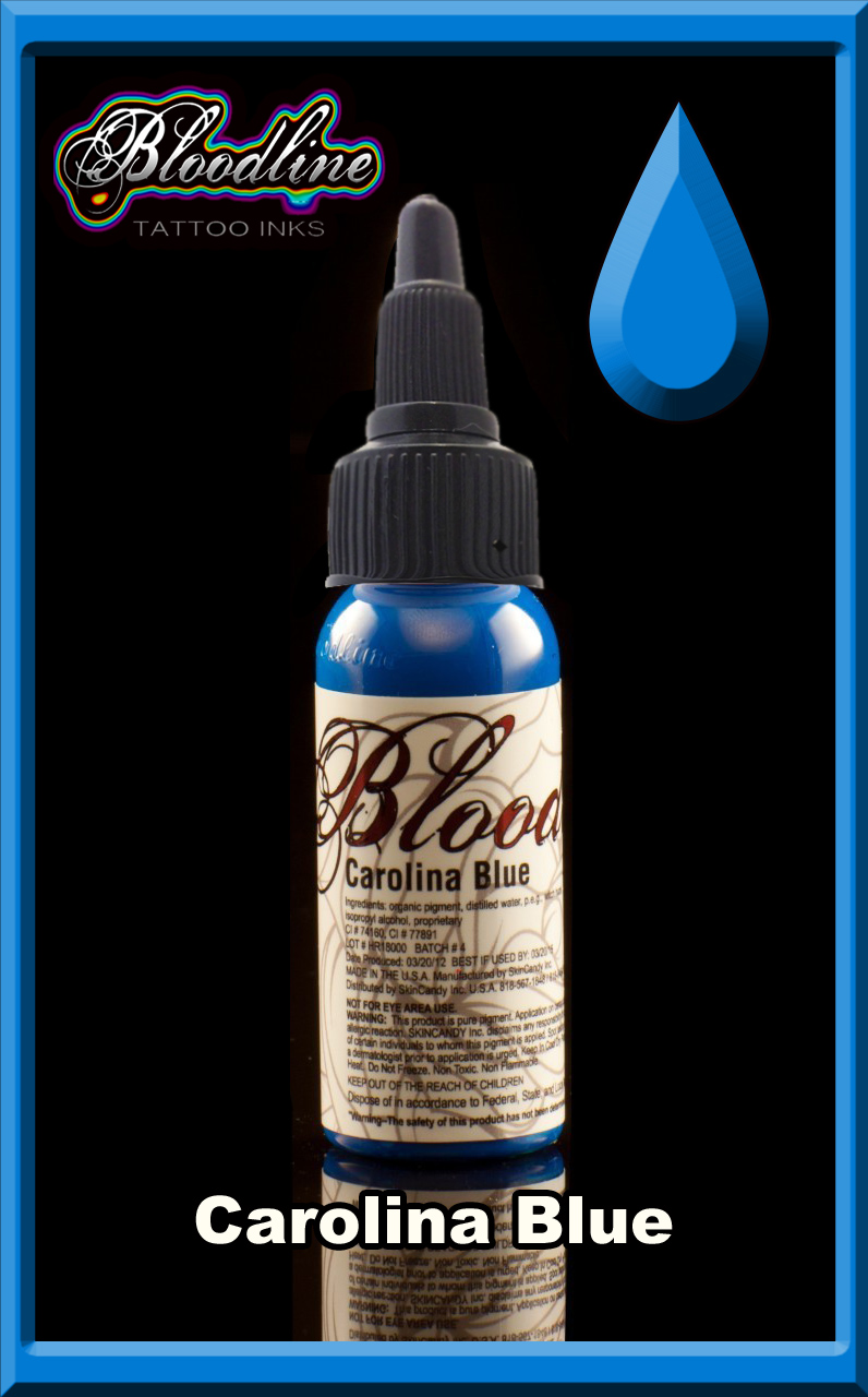 Bloodline Tattoo Ink Carolina Blue Bloodline Tattoo Ink Carolina Blue
