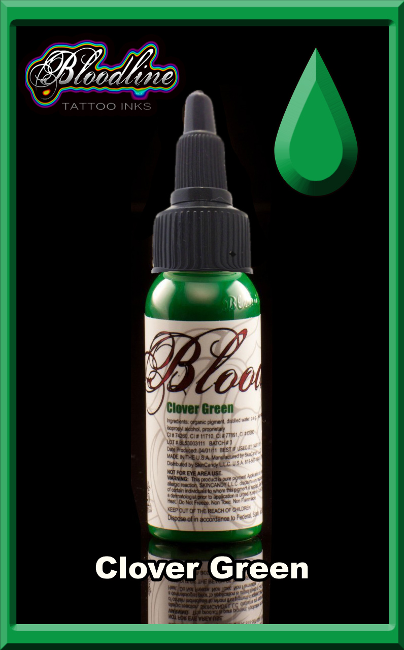 Bloodline Tattoo Ink Clover Green Bloodline Tattoo Ink Clover Green