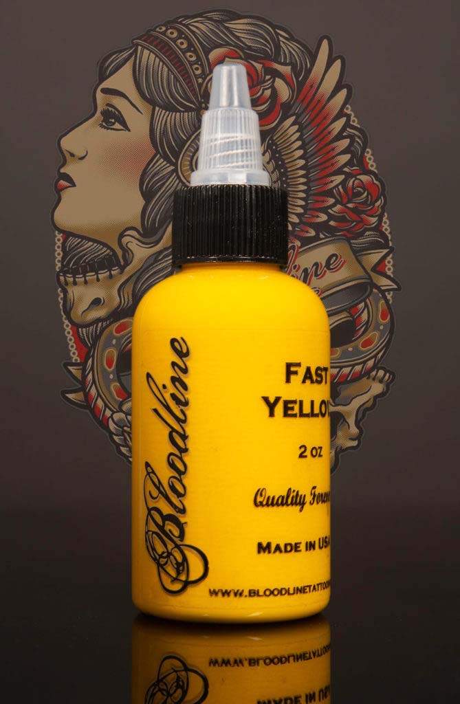 Bloodline Tattoo Ink Fast Yellow