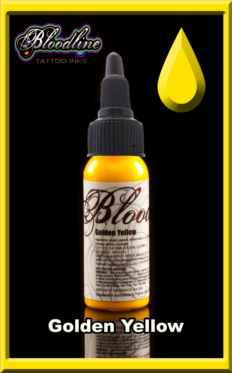 Bloodline Tattoo Ink Golden Yellow Bloodline Tattoo Ink Golden Yellow