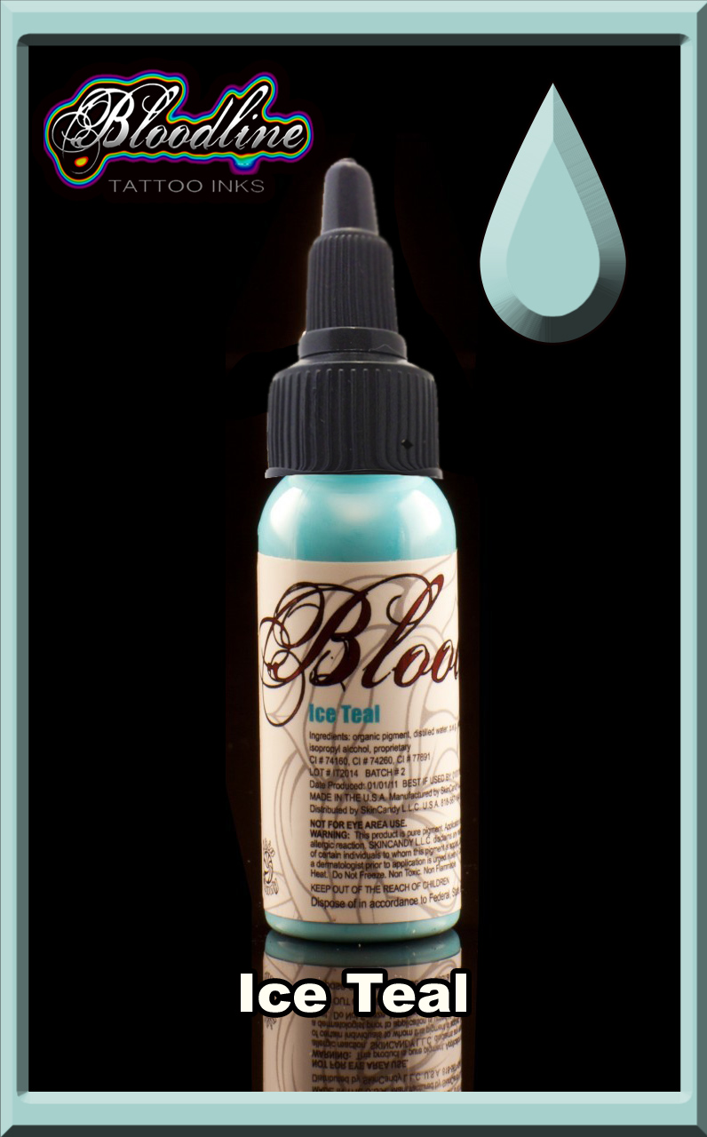 Bloodline Tattoo Ink Ice Teal Bloodline Tattoo Ink Ice Teal