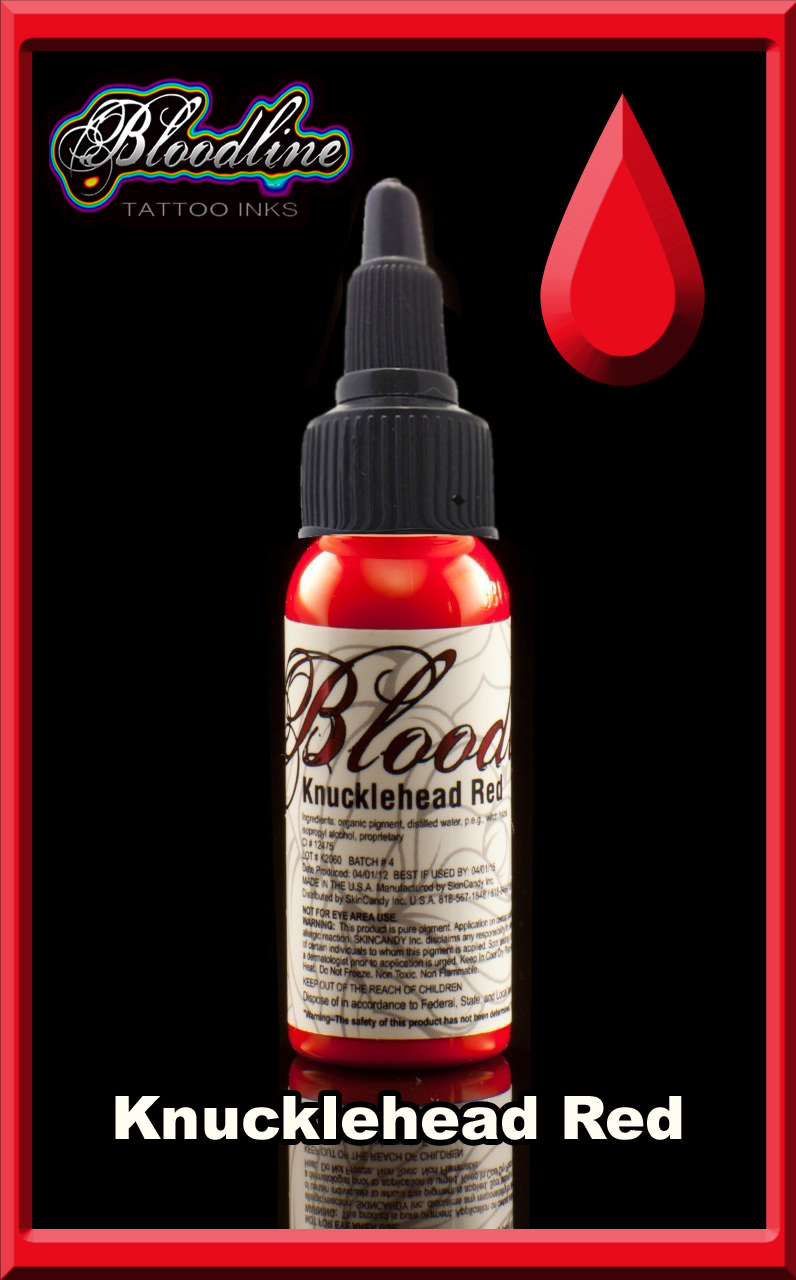 Bloodline Tattoo Ink Knucklehead Red Bloodline Tattoo Ink Knucklehead Red