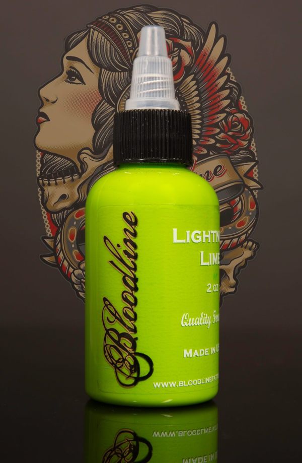 Bloodline Tattoo Ink Lightning Lime