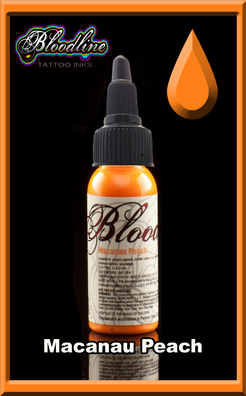Bloodline Tattoo Ink Macanau Peach Pastel Bloodline Tattoo Ink Macanau Peach Pastel