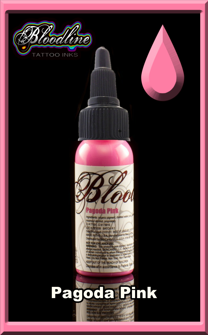 Bloodline Tattoo Ink Pagoda Pink Pastel Bloodline Tattoo Ink Pagoda Pink Pastel