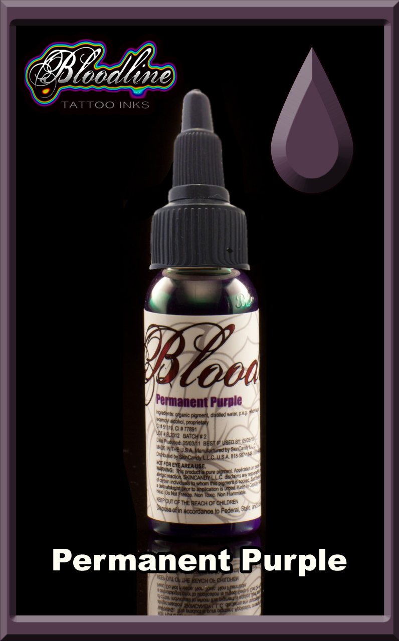 Bloodline Tattoo Ink Permanent Purple Bloodline Tattoo Ink Permanent Purple
