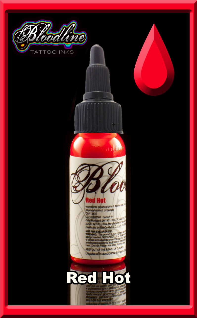 Bloodline Tattoo Ink Red Hot