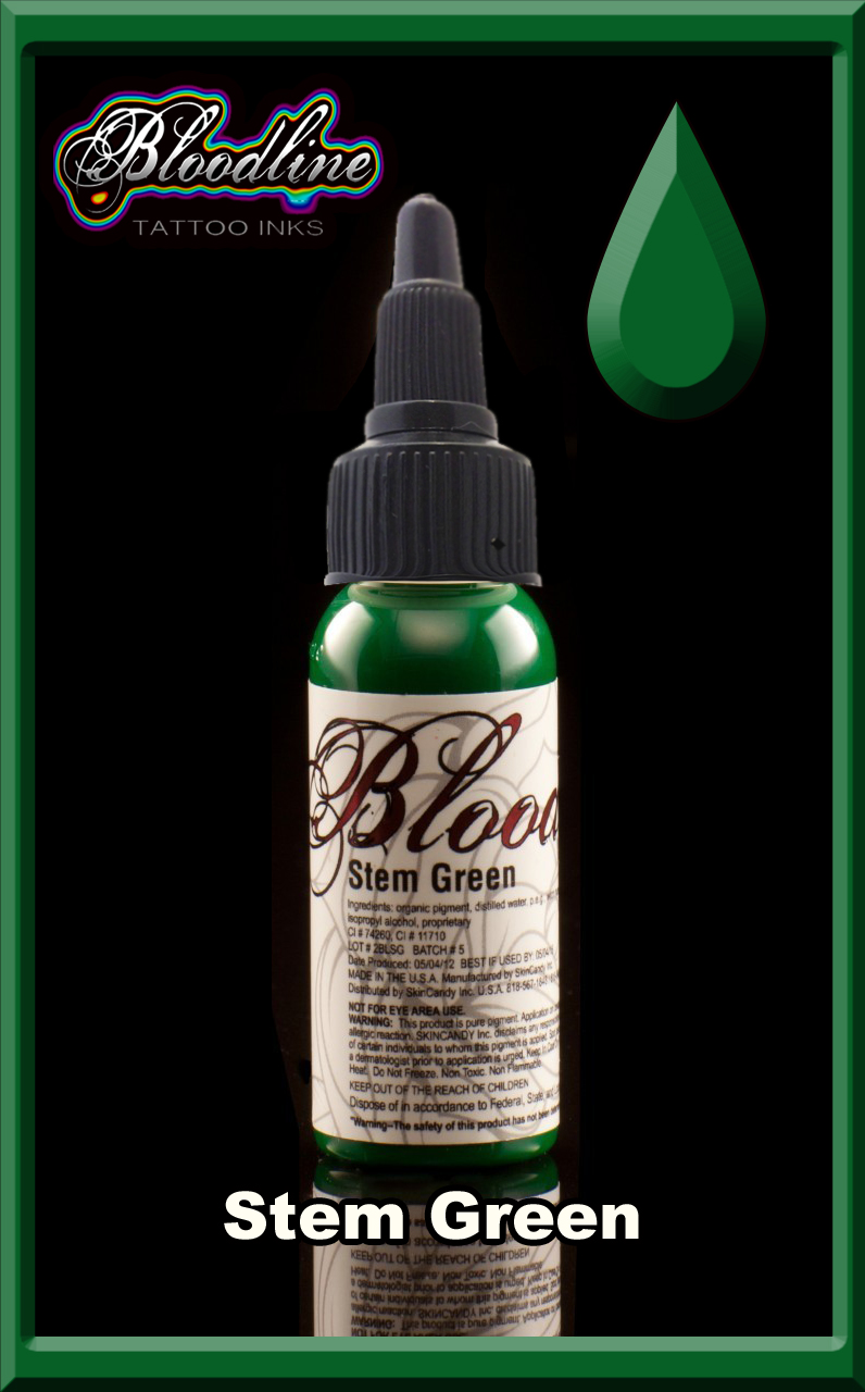Bloodline Tattoo Ink Stem Green Bloodline Tattoo Ink Stem Green