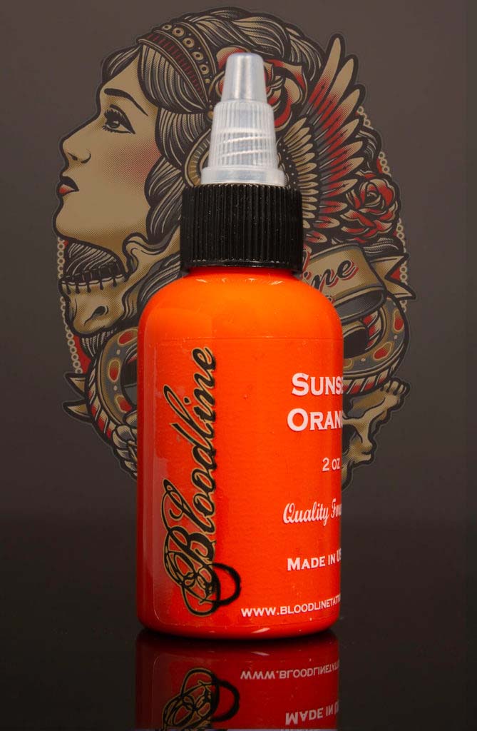 Bloodline Tattoo Ink Sunset Orange