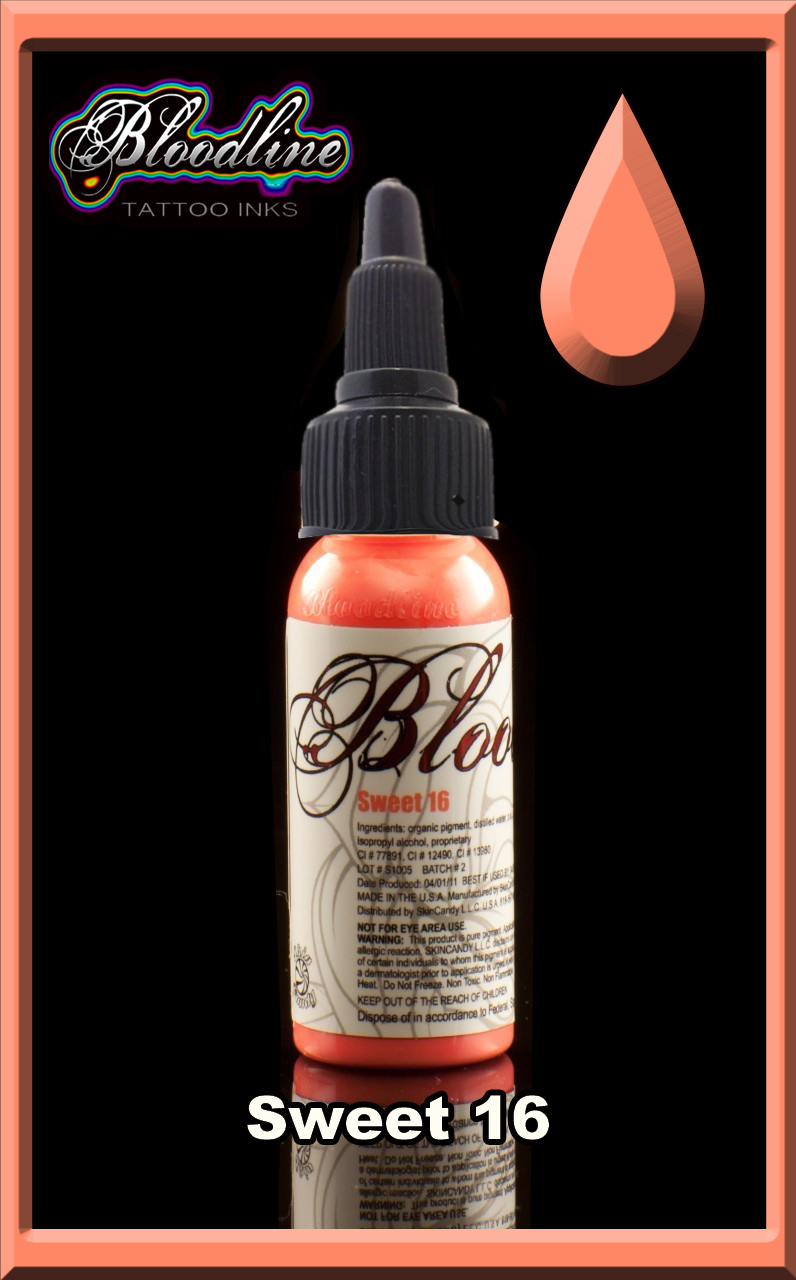 Bloodline Tattoo Ink Sweet 16 Pastel Bloodline Tattoo Ink Sweet 16 Pastel