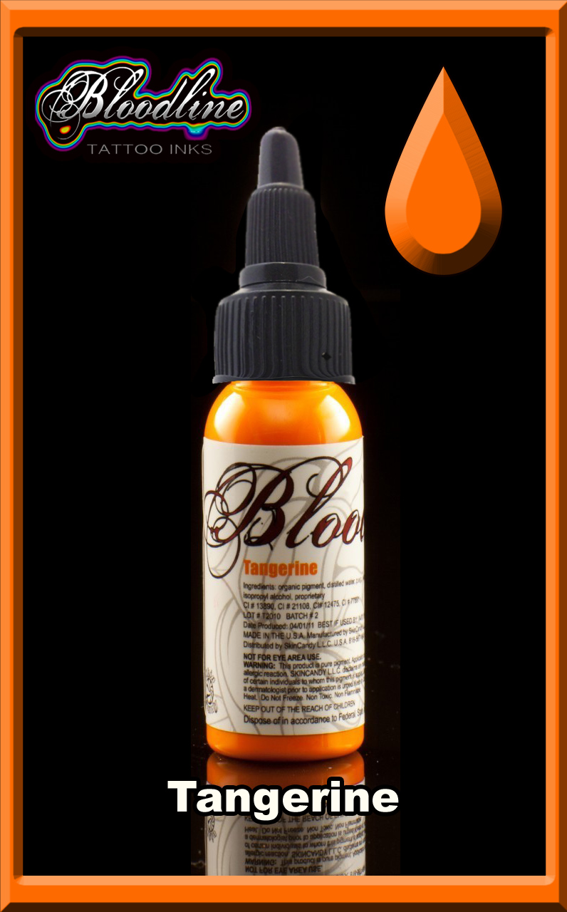 Bloodline Tattoo Ink Tangerine