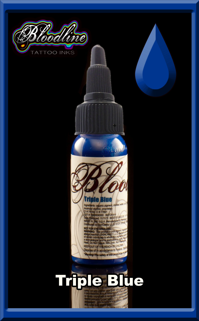 Bloodline Tattoo Ink Triple Blue Bloodline Tattoo Ink Triple Blue