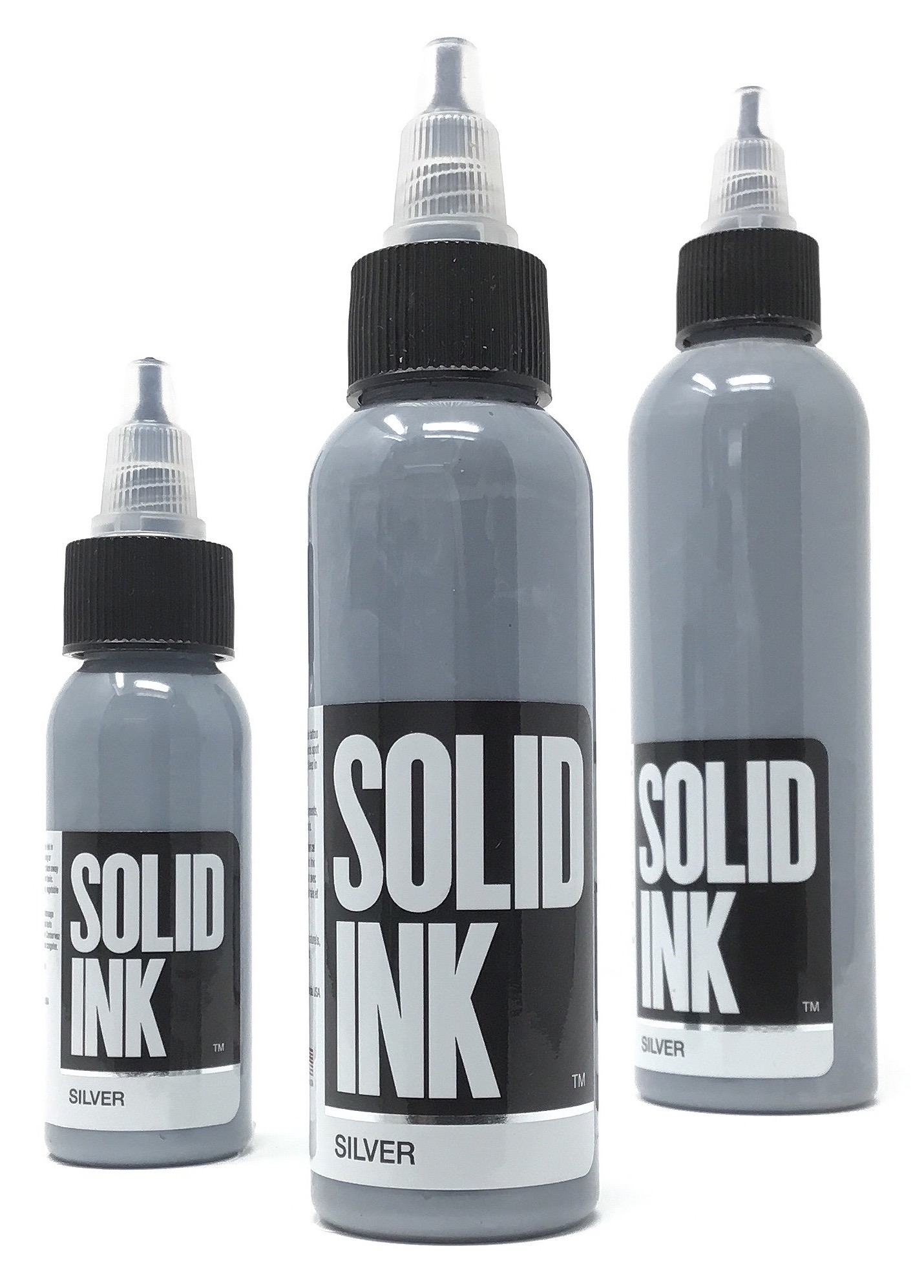 Solid Tattoo Ink Silver