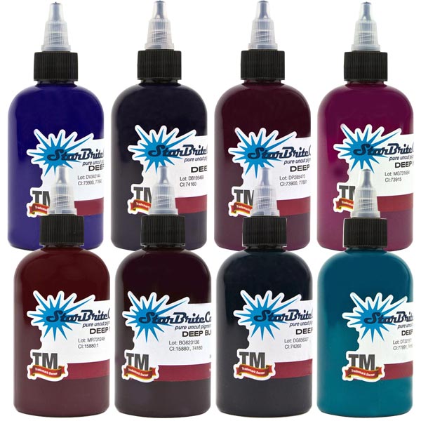 Starbright Inks - Primary Color Set Tattoo Inks Online