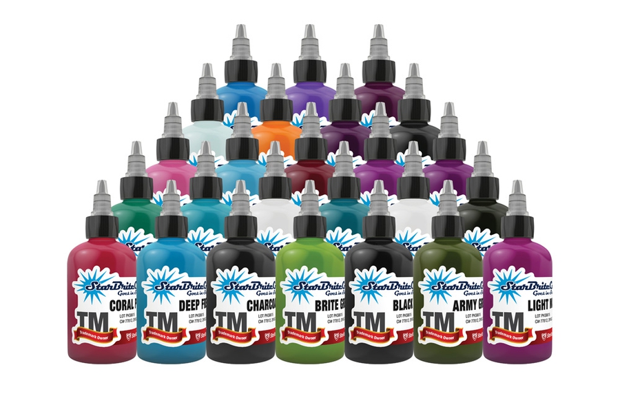 StarBrite Tattoo Ink 25 Color Essential Set #3